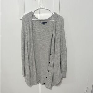 American Eagle Outfitters Light Gray Cardigan